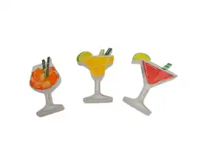 Deko Figur Holz Cocktail, versch. Motive