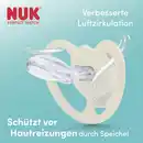 Bild 3 von NUK Disney Winnie Puuh Perfect Match Air Silikon-Schnuller, 0-6 Monate