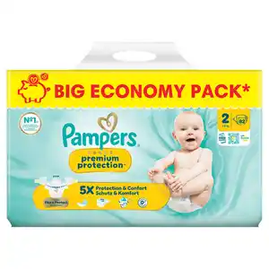 Pampers Premium Protection Windeln Gr.2, 82 Stk