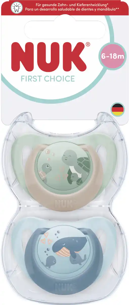 Bild 1 von NUK First Choice Silikon-Schnuller, 6-18 Monate