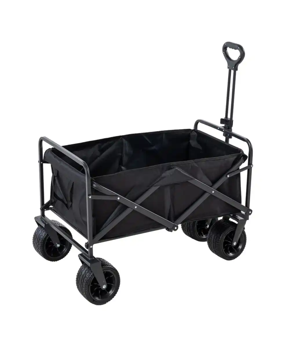 Bild 1 von Bollerwagen, ca. 88,5 x 57,5 x 95 cm - Schwarz