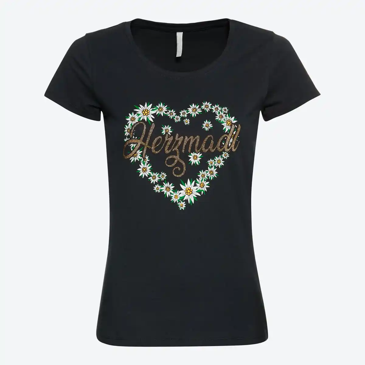 Bild 1 von Damen-Trachten-T-Shirt mit Frontaufdruck