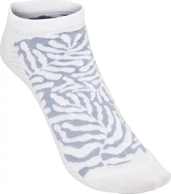 Bild 3 von IDEENWELT 2er Set Bambus Sneakersocken weiß/blau Gr. 35/38