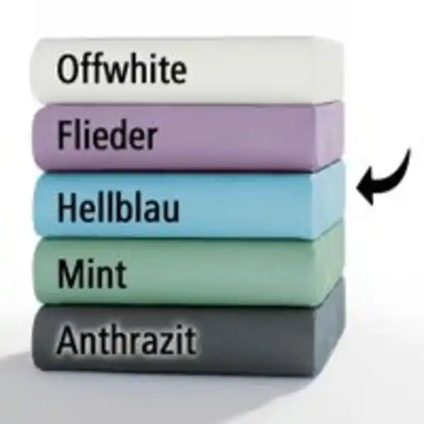 Bild 3 von Mikrofaser-Interlock-Spannbetttuch - ca. 90 - 100 x 200 cm