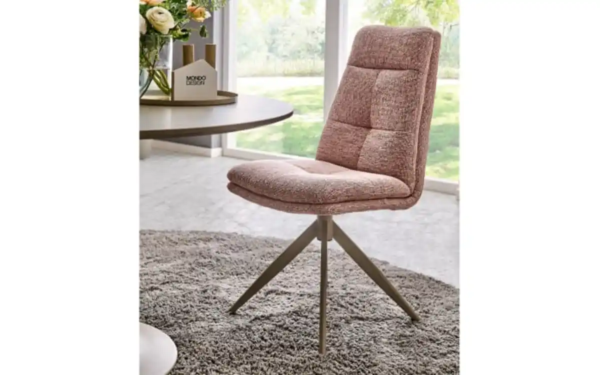Bild 1 von Mondo - Schalen-Stuhl Virello, rose/beige, inkl. Drehfunktion