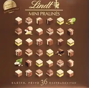 Lindt Mini Pralinés Nougat, 165 g