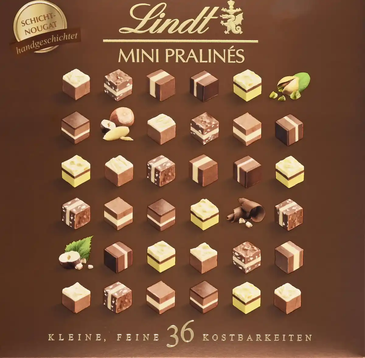 Bild 1 von Lindt Mini Pralinés Nougat, 165 g