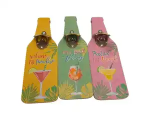Wandflaschenöffner Cocktail, versch. Farben
