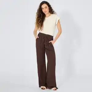 Damen-Crincle-Hose aus Viskose