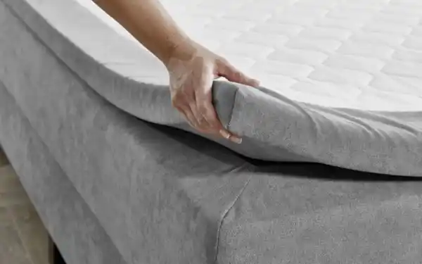 Bild 3 von Boxspringbett BX2280 Jeff, grau, 140 x 200 cm