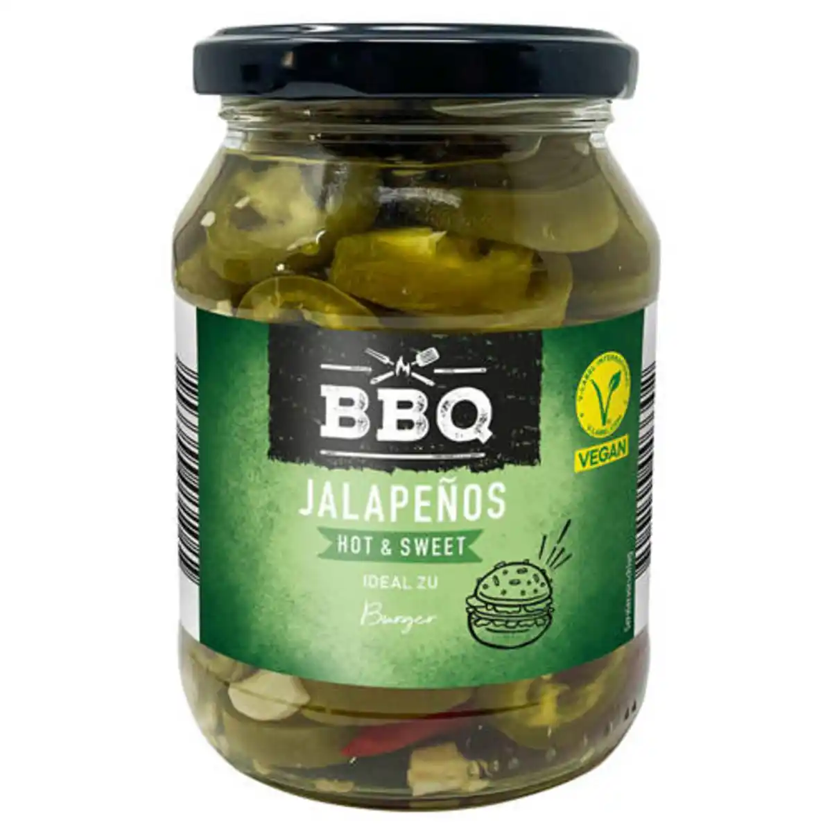 Bild 1 von BBQ Jalapenos 175 g, Hot & Sweet