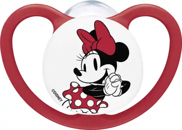 Bild 4 von NUK Disney Mickey Mouse Perfect Match Air Silikon-Schnuller, 18-36 Monate