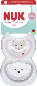 NUK Perfect Match Air Silikon-Schnuller, 6-18 Monate