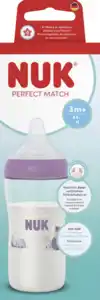 NUK Perfect Match Anti Kolik Babyflasche, 3 Monate+