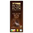 Bild 1 von MOSER ROTH Schokolade 125 g, Edelbitter 90 %