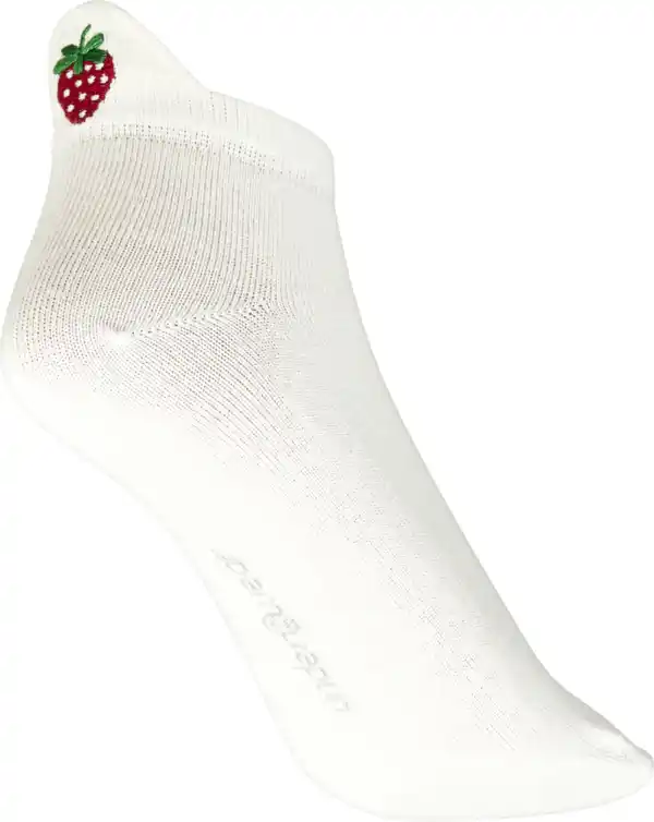 Bild 2 von under2wear 2er Sneaker mit Stickerei Erdbeere offwhite 35/38