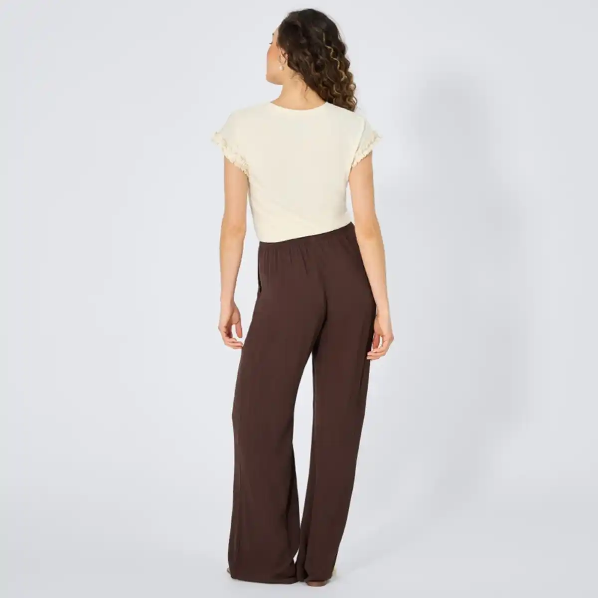Bild 4 von Damen-Crincle-Hose aus Viskose