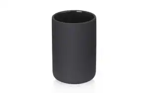 Zahnputzbecher Sana, schwarz, 8 cm