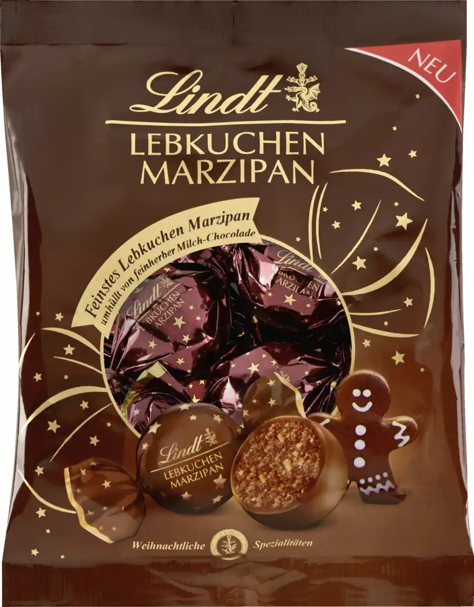 Bild 1 von Lindt Lebkuchen Marzipan, 100 g