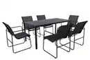 Bild 1 von Dining-Set SANTINO 7tlg. Sitzgruppe - Schwarz