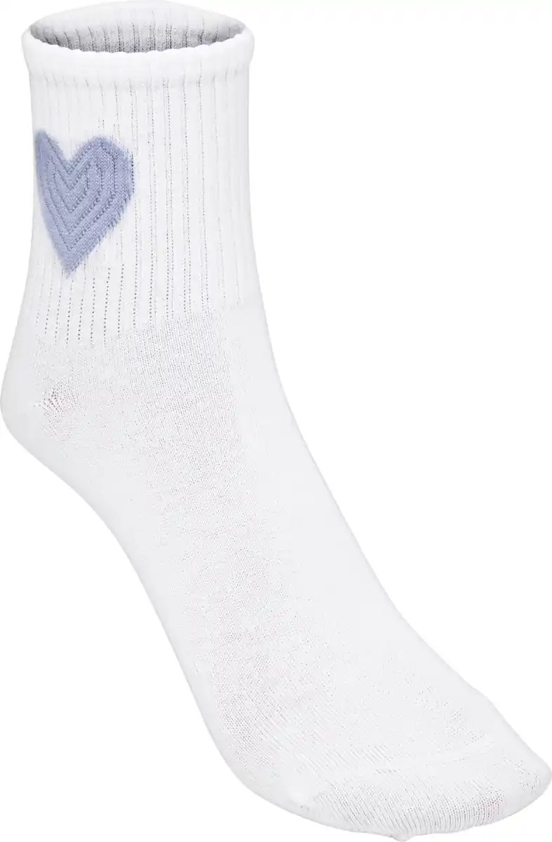 Bild 3 von under2wear 2er Pack Kurzschaftsocke OCS weiß Herz 39/42