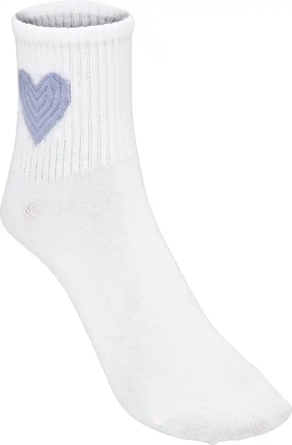 Bild 3 von under2wear 2er Pack Kurzschaftsocke OCS weiß Herz 39/42