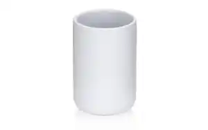 Zahnputzbecher Sana, weiß, 8 cm