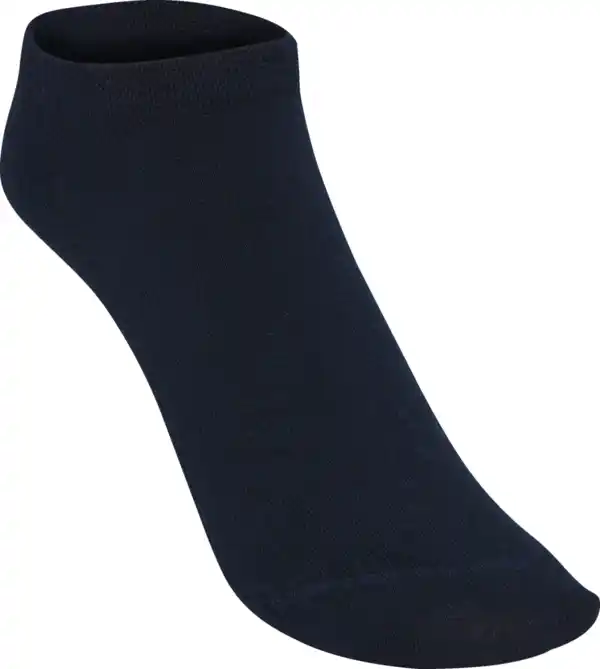 Bild 2 von IDEENWELT 2er Set Bambus Sneakersocken beige/blau Gr. 35/38