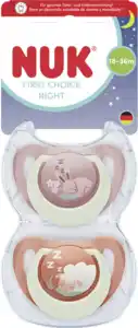 NUK First Choice Night Silikon-Schnuller, 18-36 Monate
