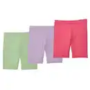 Bild 1 von LILY & DAN Kleinkinder Radlershorts, 3er-Pack, Grün/Lila/Rosa, 92