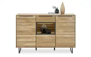 Set One - Sideboard Jackson, Eiche teilmassiv, inkl. LED-Beleuchtung
