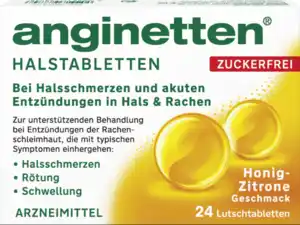 anginetten Halstabletten mit Honiggeschmack zuckerfrei