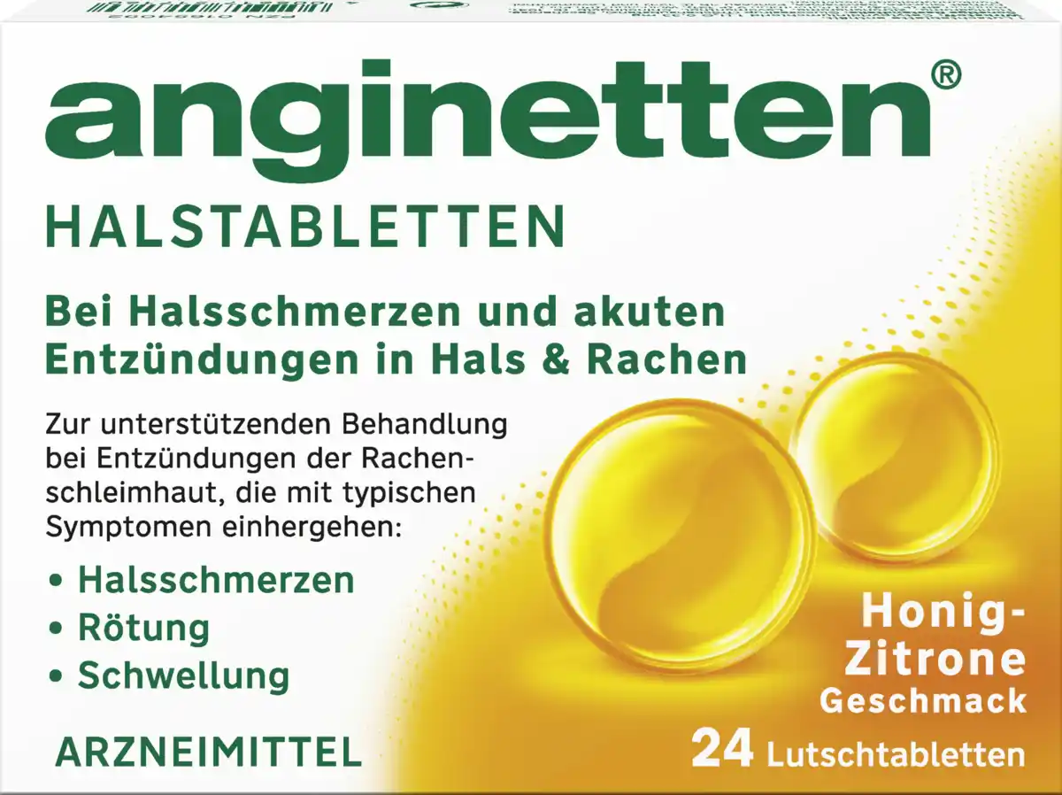 Bild 1 von anginetten Halstabletten mit Honiggeschmack