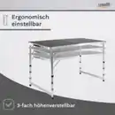 Bild 4 von Campingtisch 120x60 cm, Klapptisch