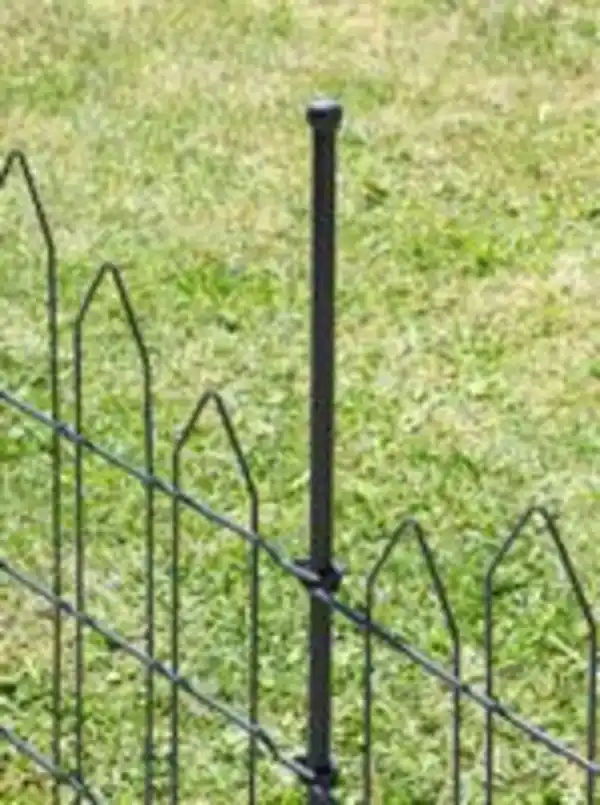 Bild 3 von 4er Set Teichzaun, ca.1000 x 800mm - Grau, 21FS05