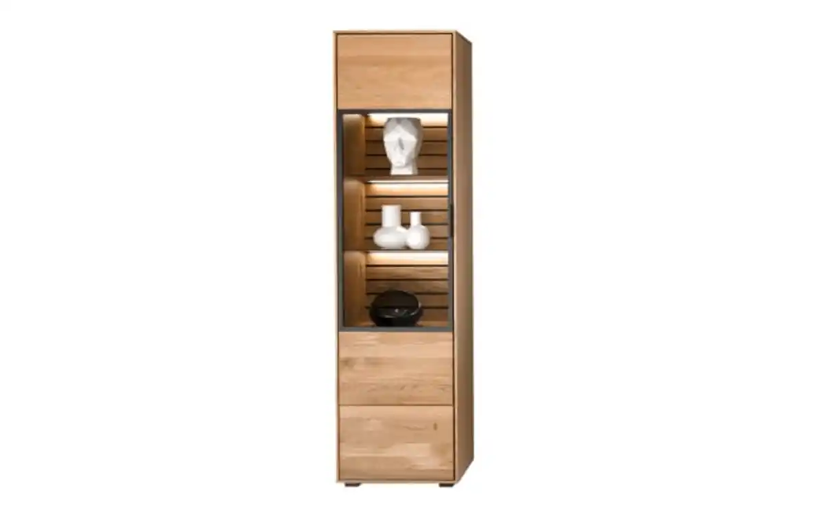Bild 1 von Set One - Vitrine Jackson, Eiche teilmassiv, inkl. LED-Beleuchtung