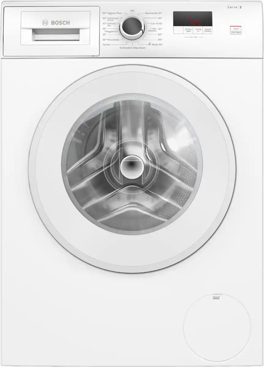 Bild 1 von WGE02420 Stand-Waschmaschine-Frontlader weiß, 7 kg, 1400 U/min, Serie 2, 72 dBA