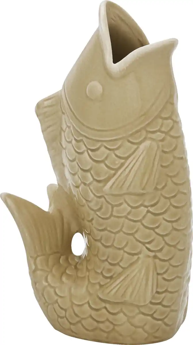 Bild 1 von IDEENWELT Deko-Vase Fisch groß beige