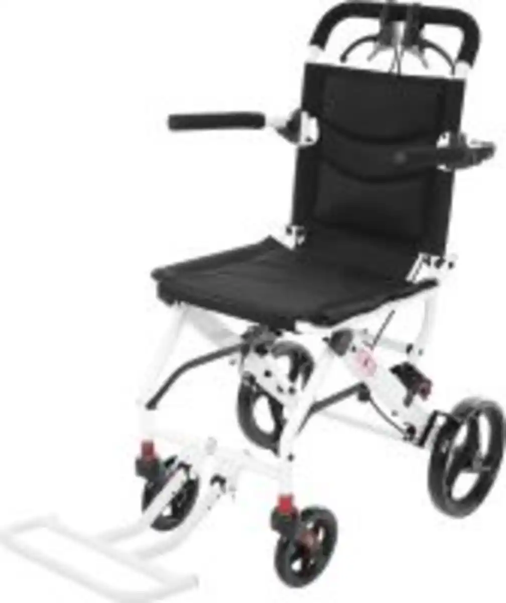 Bild 4 von leichter ALU Transportrollstuhl für Patiententransport faltbar