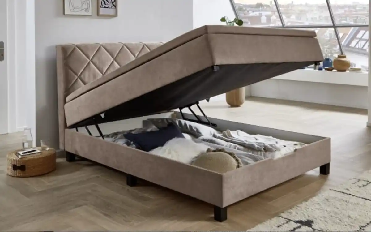 Bild 4 von Boxspringbett BX2280 Jeff, stone, 120 x 200 cm