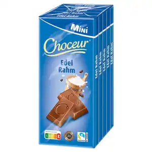 CHOCEUR Mini Tafeln 200 g, Vollmilch