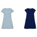 Bild 1 von LILY & DAN Kinder-Jerseykleid gerippt, 2er-Pack, Blau/Marineblau, 86/92