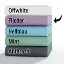 Bild 2 von Mikrofaser-Interlock-Spannbetttuch - ca. 90 - 100 x 200 cm