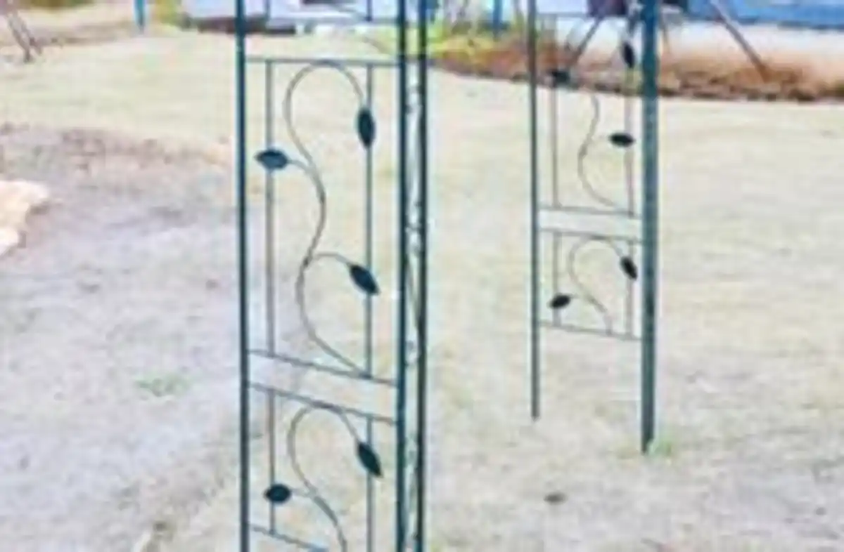 Bild 3 von Gartenbogen aus Metall, ca. 130 x 39 x 260 cm