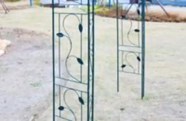 Bild 3 von Gartenbogen aus Metall, ca. 130 x 39 x 260 cm