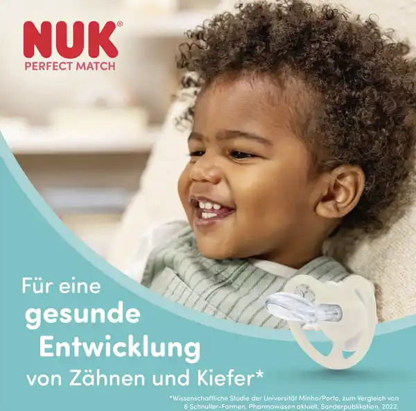 Bild 4 von NUK Disney Winnie Puuh Perfect Match Air Silikon-Schnuller, 0-6 Monate