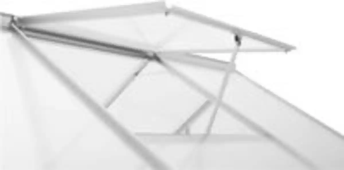 Bild 3 von Aluminium Gewächshaus mit Dachfenster "Boston", ca. 310 x 190 x 193 cm - Silber