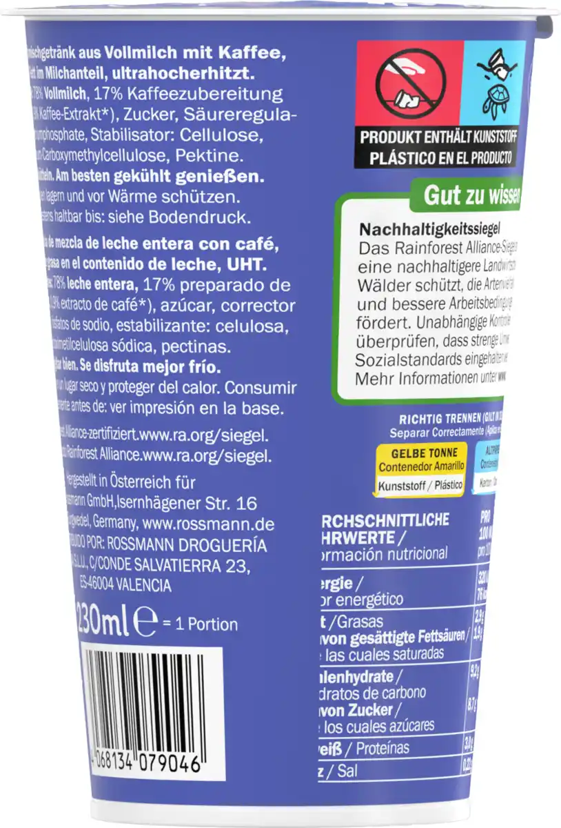Bild 3 von Laudatio Rossmann Laudatio TG Latte Macchiato, 230 ml