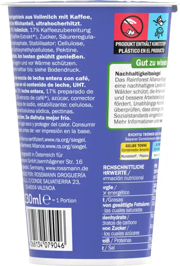Bild 3 von Laudatio Rossmann Laudatio TG Latte Macchiato, 230 ml
