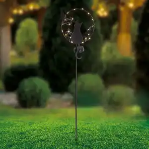 Solar-Stab "Katze", Höhe ca. 81 cm